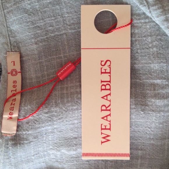 XCVI Wearables Gauze Poncho Top Size L - Picture 4 of 7